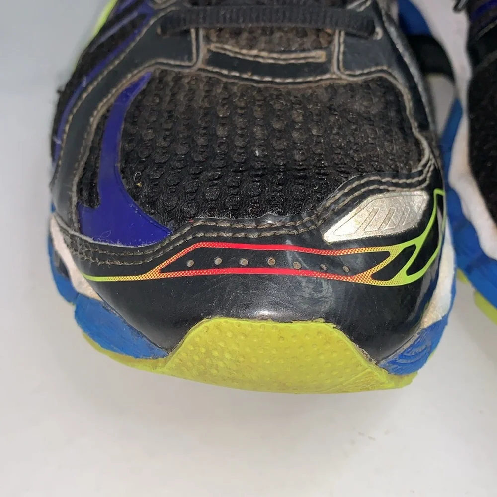 ASICS Black and Blue Athletic Shoes GEL Nimbus 15 FluidFit - Picture 13 of 15